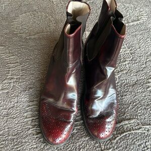 Ferragamo  Leather Ankle Boots